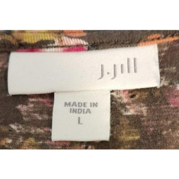 J. Jill Women's Floral Print Tunic Top Size L - Picture 3 of 5